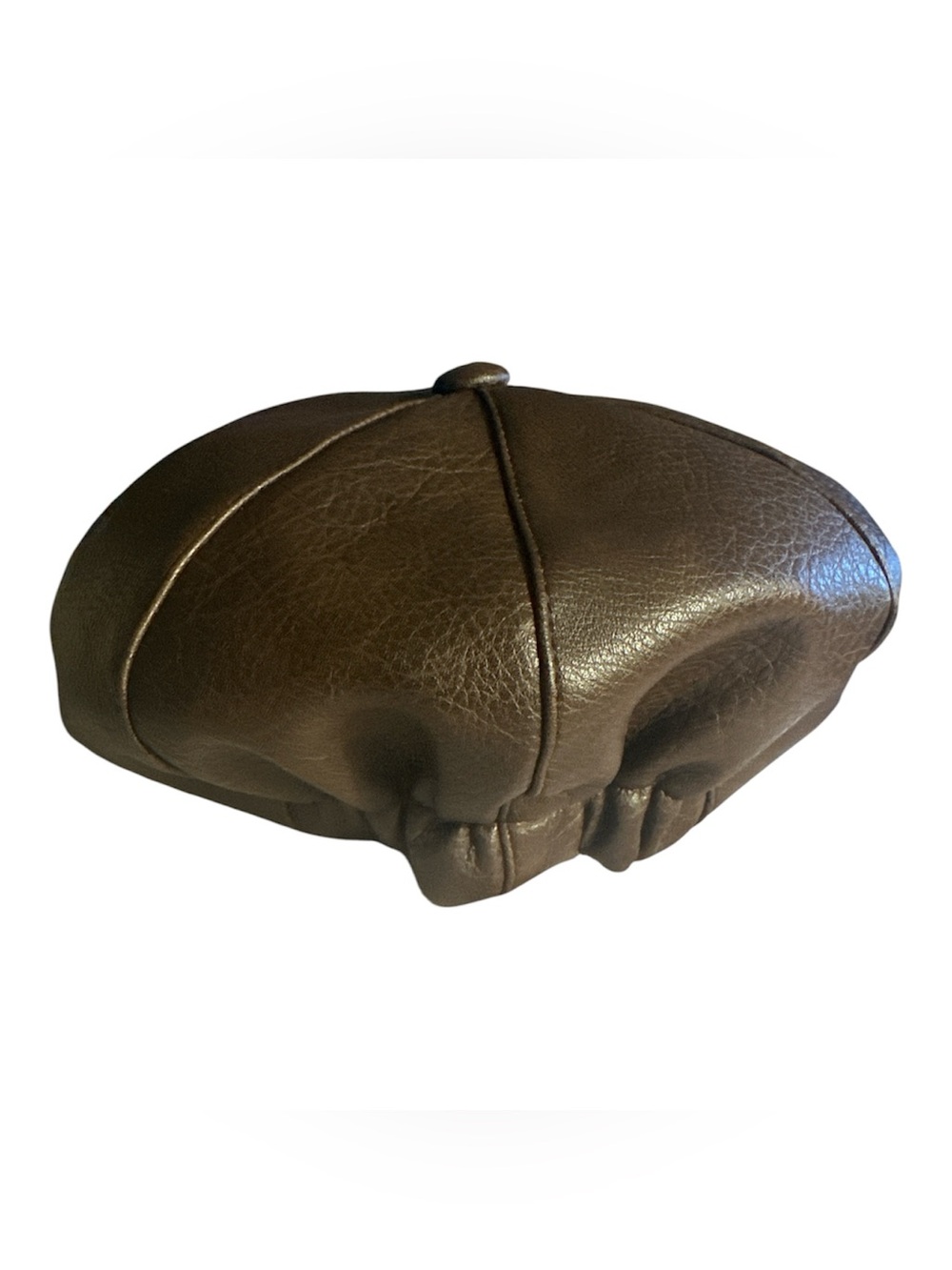 FREE PEOPLE CARRIE DISTRESSED LIEUTENANT HAT PEAKY BLINDERS VIBE NWT - Picture 4 of 5